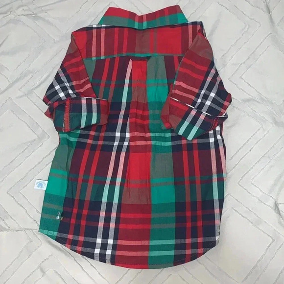 Baby Boys Rugged Butts Long Sleeve Plaid Button Down Shirt Size 18-24 MTHS NWT - Picture 5 of 6